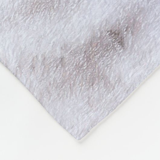 Siberië Husky (zilver en wit) schilderende hond ku Fleece Deken (Hoek)