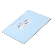 Siberië Husky (zilver en wit) schilderende hond ku Notitieblok (Schuin)