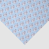 Siberië Husky (zilver en wit) schilderende hond ku Tissuepapier (Detail)