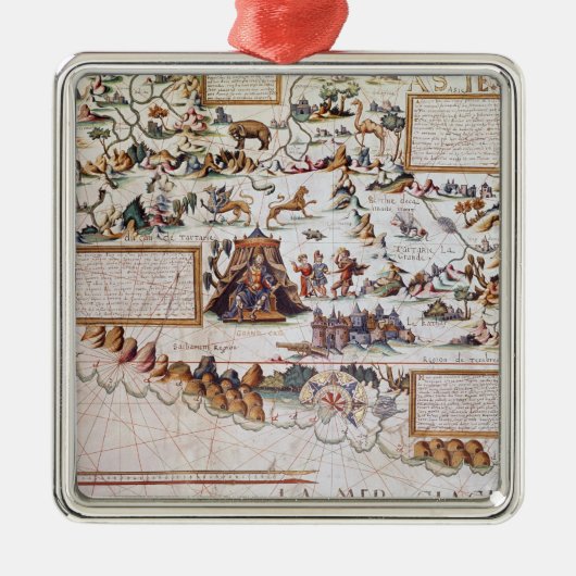 Siberië Metalen Ornament (Voorkant)