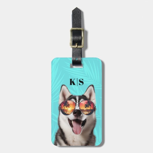 Siberisch Husky-Bagagelabel Bagagelabel (Voorkant verticaal)