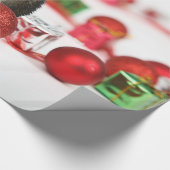 Siberisch Husky Christmas Ornament inpakpapier (Hoek)