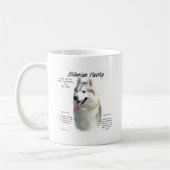Siberisch Husky Geschiedenis Ontwerp Koffiemok (Links)