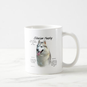 Siberisch Husky Geschiedenis Ontwerp Koffiemok