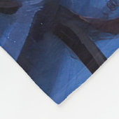 Siberisch Husky Kerstfeest Seizoen Fleece Deken (Hoek)