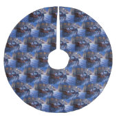 Siberisch Husky Kerstfeest Seizoen Kerstboom Rok (Voorkant)