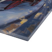 Siberisch Husky Kerstfeest Seizoen Snijplank (Hoek)