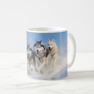 Siberisch Husky-pakket Koffiemok