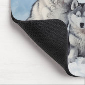 Siberisch Husky-pakket Muismat (Hoek)