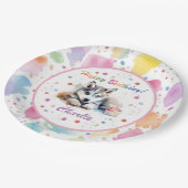 Siberisch Husky Waterverf papier Bord (Gekanteld)