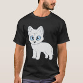 Siberisch Husky Wit T-shirt (Voorkant)