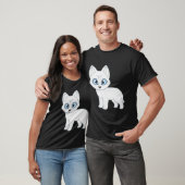 Siberisch Husky Wit T-shirt (Unisex)