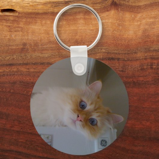 Siberische boskat sleutelhanger (Voorkant)