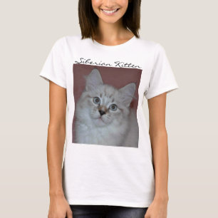 Siberische Colorpoint Kitten op producten T-shirt