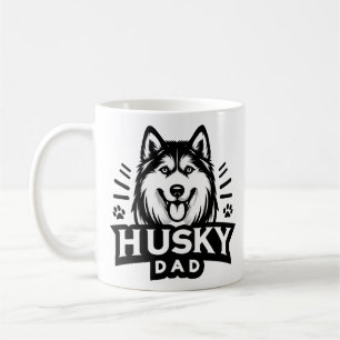Siberische Geest: Het vaderschap omarmen als Husky Koffiemok