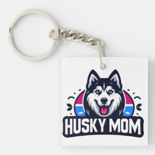 Siberische geest: Voeding van liefde als een Husky Sleutelhanger