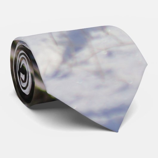 Siberische gist in de sneeuw stropdas (Opgerold)