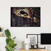 Siberische houten huizen (project van vladstudio.c poster (Thuiskantoor)