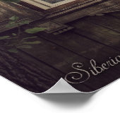 Siberische houten huizen (project van vladstudio.c poster (Hoek)