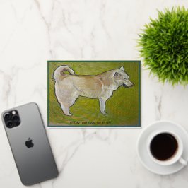 Siberische Huskie Wenskaart Kaart