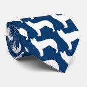 Siberische Husky ン・ ハ シ ス リ ベ Stropdas (Opgerold)