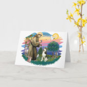 Siberische Husky (#3) Kaart (Gele Bloem)