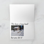 Siberische Husky Afstuderen Kaart (Binnen)