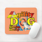 Siberische Husky Agility Muismat (Met muis)