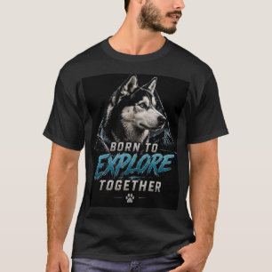 ❄️ Siberische Husky Avontuur Hondenliefhebber Cade T-shirt