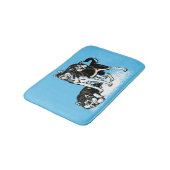 siberische husky badmat (Gekanteld)