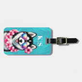 Siberische Husky Bagage Label (Voorkant horizontaal)
