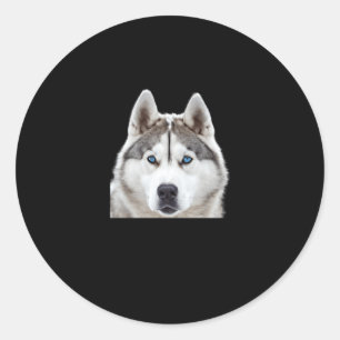 Siberische Husky bewijs dat maat S Sticker