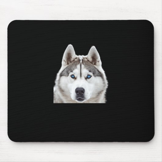 Siberische Husky bewijs dat maat S Sticker Muismat (Voorkant)