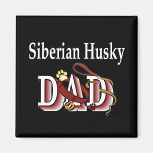 Siberische husky dad Magnet