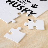 siberische husky - design legpuzzel (Zijkant)