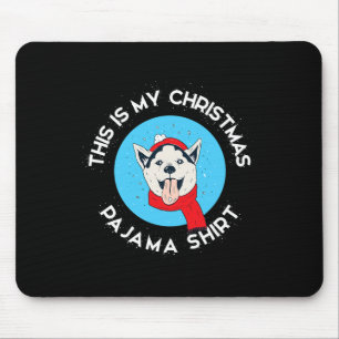 Siberische Husky Dit Is Mijn Kerst Slapbroek Muismat