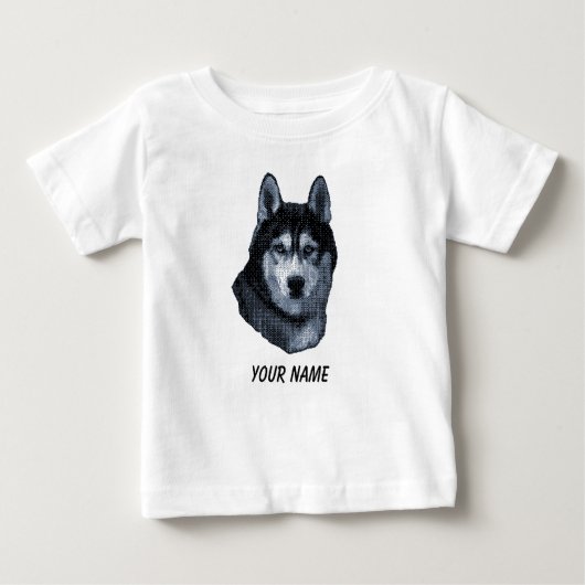 Siberische Husky Dog Pet gepersonaliseerd (Voorkant)