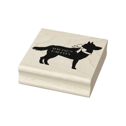 Siberische Husky Dog Puppy Rubberstempel (Stempel)