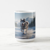 Siberische Husky Elegant Coffee Mok (Center)