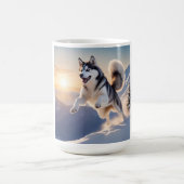 Siberische Husky Elegant Coffee Mok (Center)