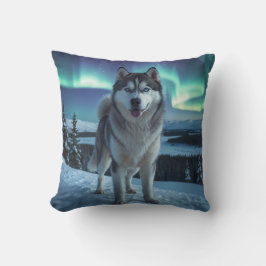 Siberische Husky Elegant Sierkussen