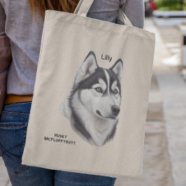 Siberische Husky Gift Voor Husky Moeder Tote Bag