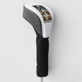 Siberische Husky Golfheadcover (Schuin)