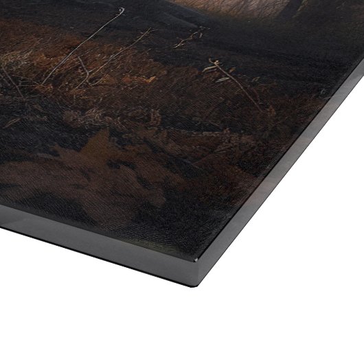 Siberische Husky Halloween eng Snijplank (Hoek)