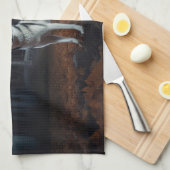 Siberische Husky Halloween eng Theedoek (Quarter Fold)