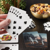 Siberische Husky Halloween Verschrikkelijk Pokerkaarten (Insitu)