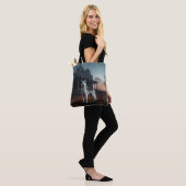 Siberische Husky Halloween Verschrikkelijk Tote Bag (Op model)
