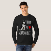 Siberische Husky hond beste vriend T-shirt (Voorkant volledig)