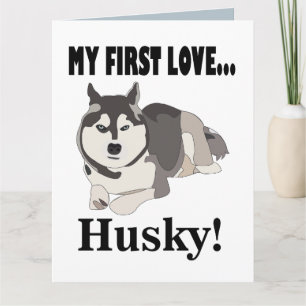 Siberische Husky Hond Kaart