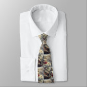 Siberische Husky Hond Kerstfeest Stropdas (Gebonden)